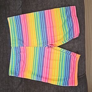 Multi Color Girls Bike Shorts
